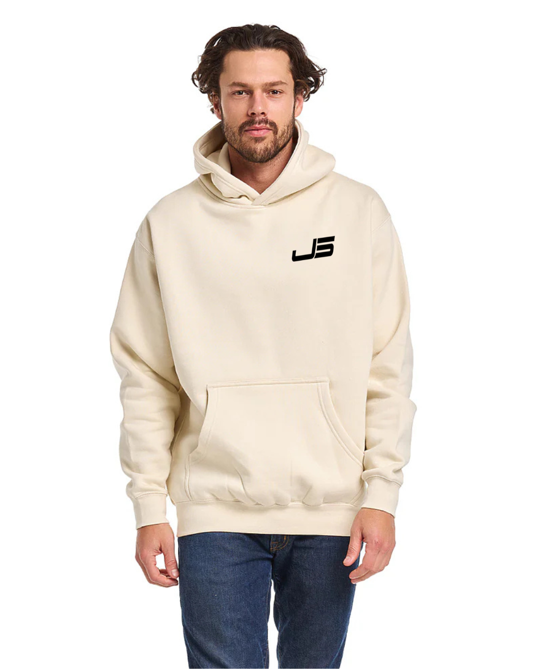 J&S Cats or Dogs Hoodie- Bone