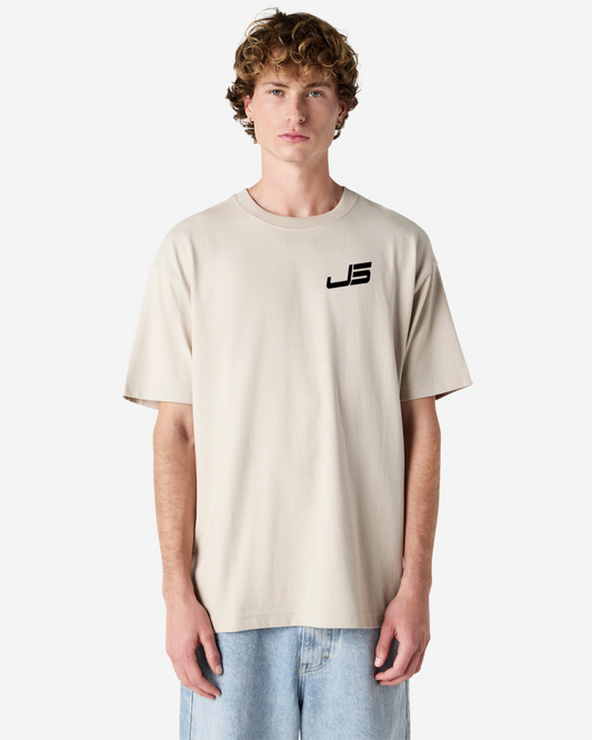 J&S Cats T-Shirt- Bone